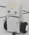 Cute little metal robot